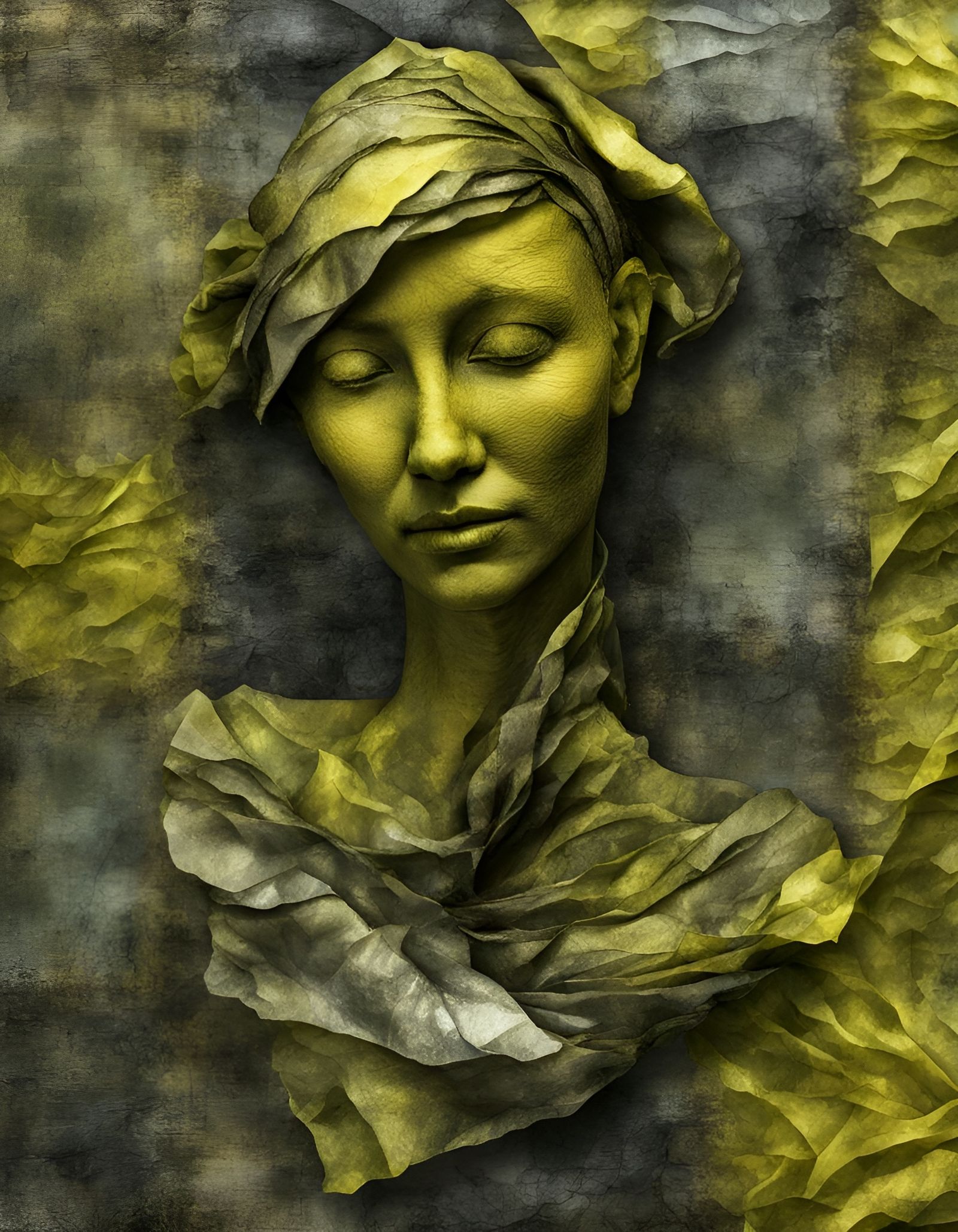 Flirtatious Banter by Invisible Sculptors in Grunge Style