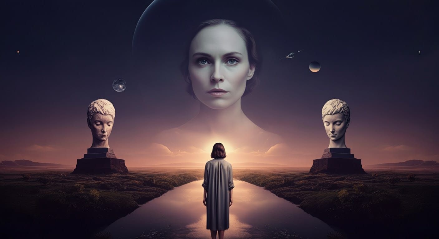 Surreal Composition in Photorealistic Style