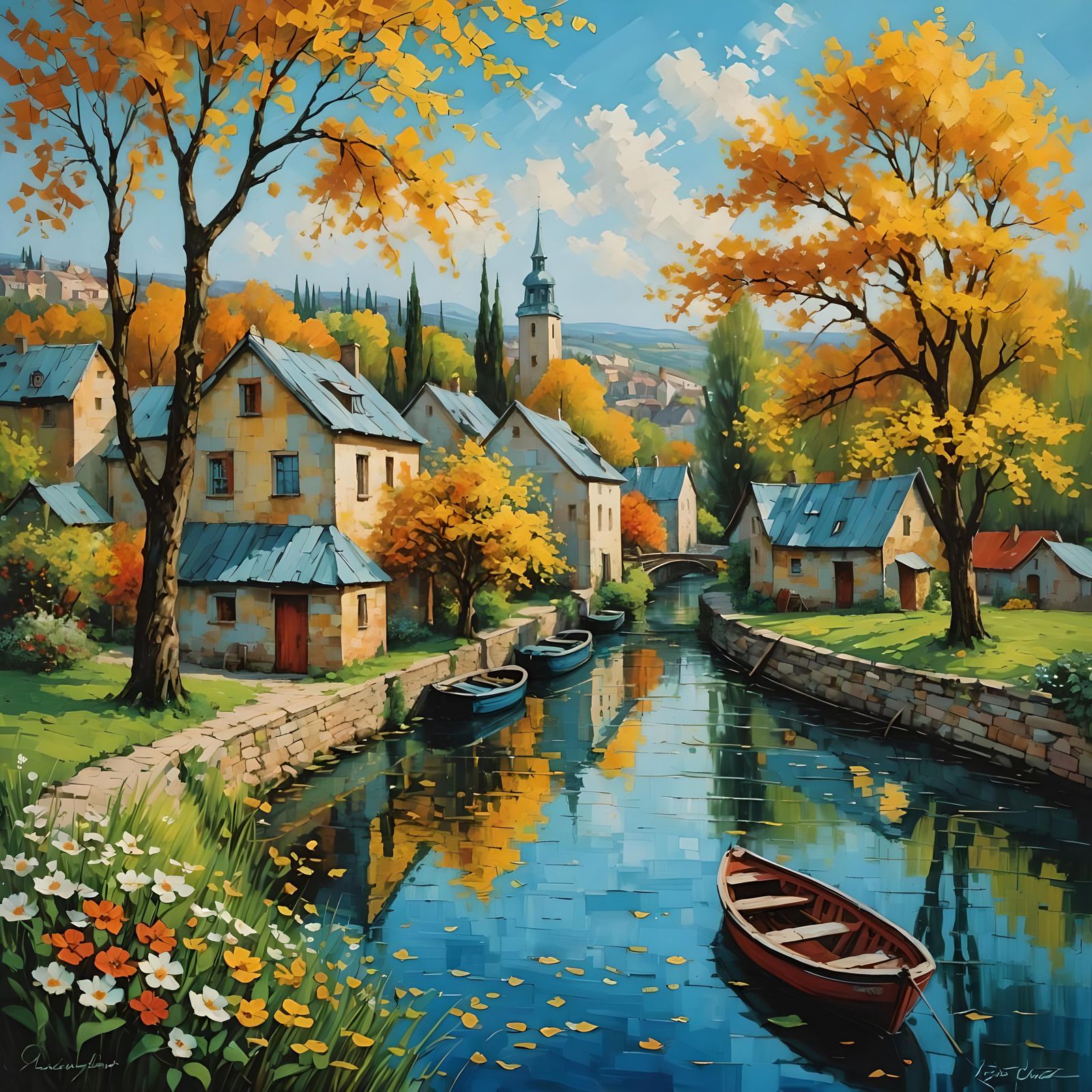 Evgeny Lushpin inspired painting