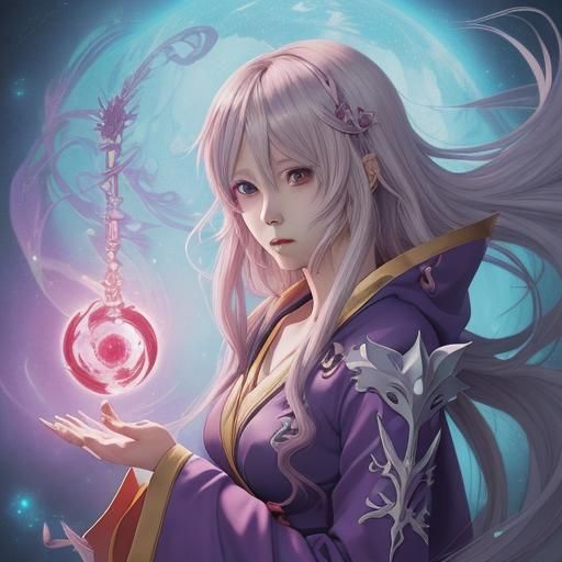 Anime Fantasy Art in Japanese Manga Style