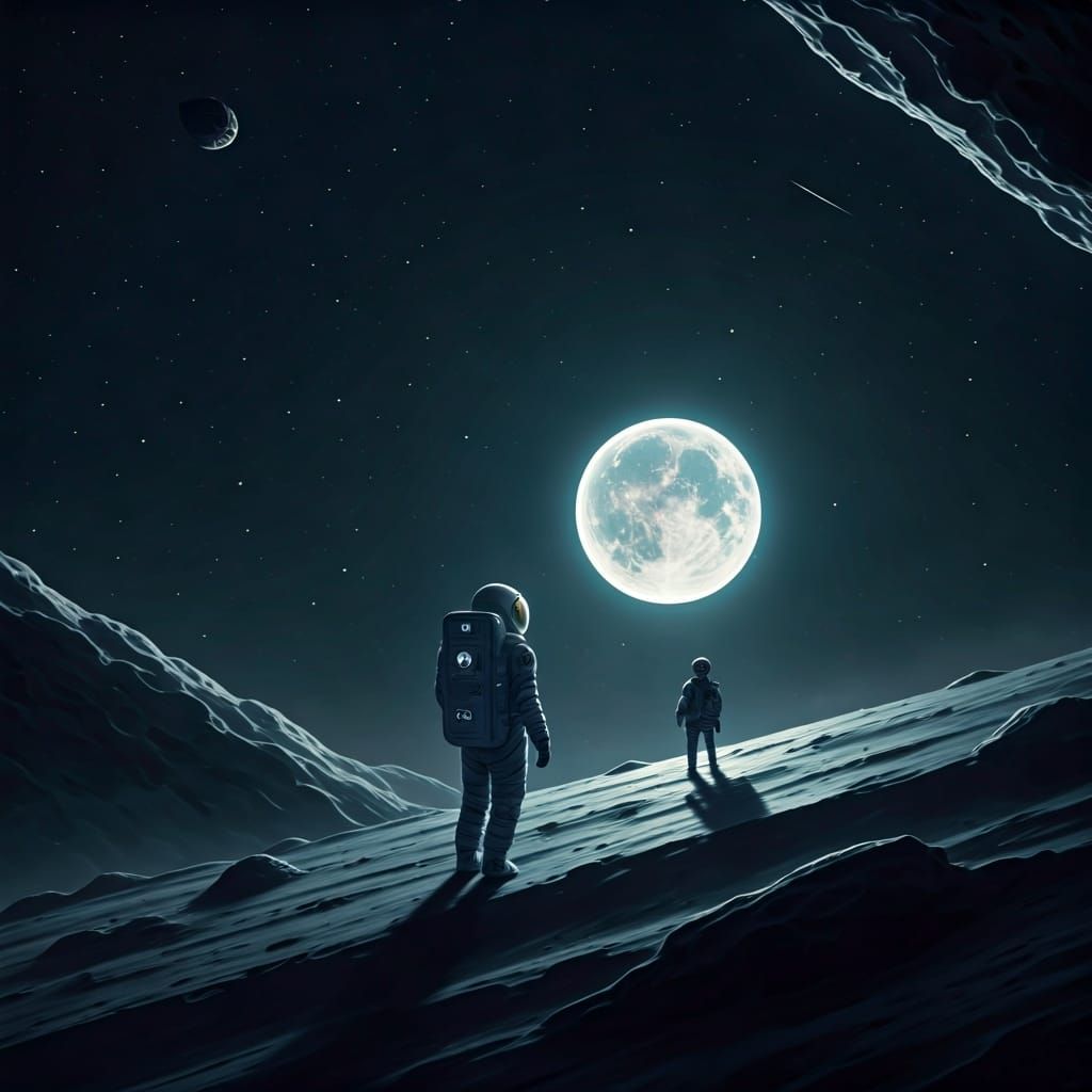 Astronaut Observes Tiny Civilization on Asteroid