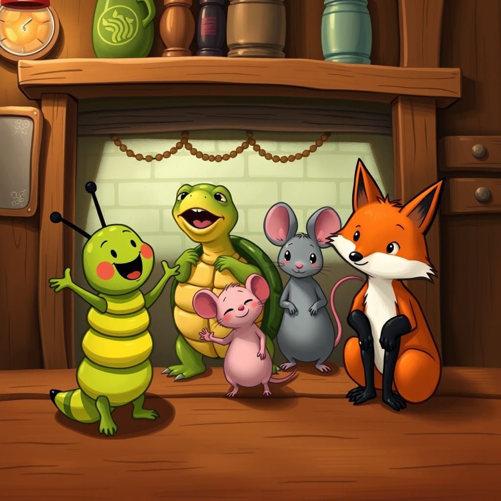 Whimsical Animals Walk Into a Bar