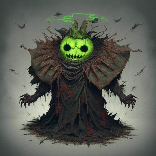 The Stitch Monarch: A Grotesque Sack Demon