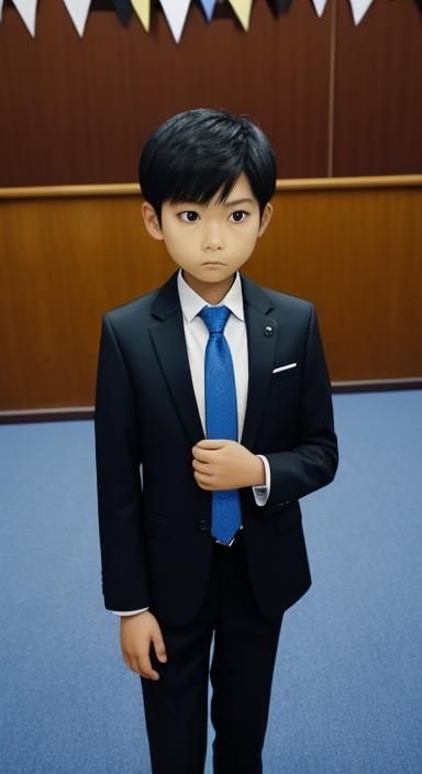 Sad Boy at Birthday Party