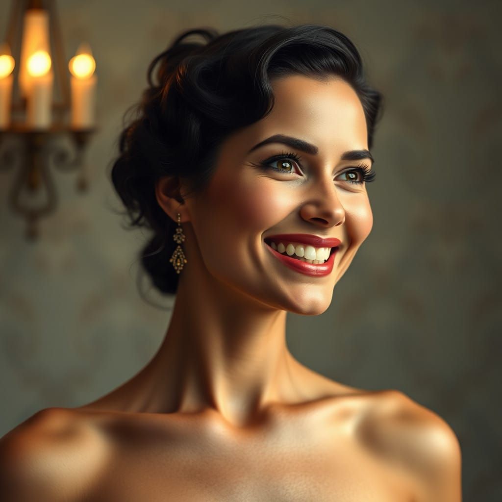 Elegant Art Deco Woman