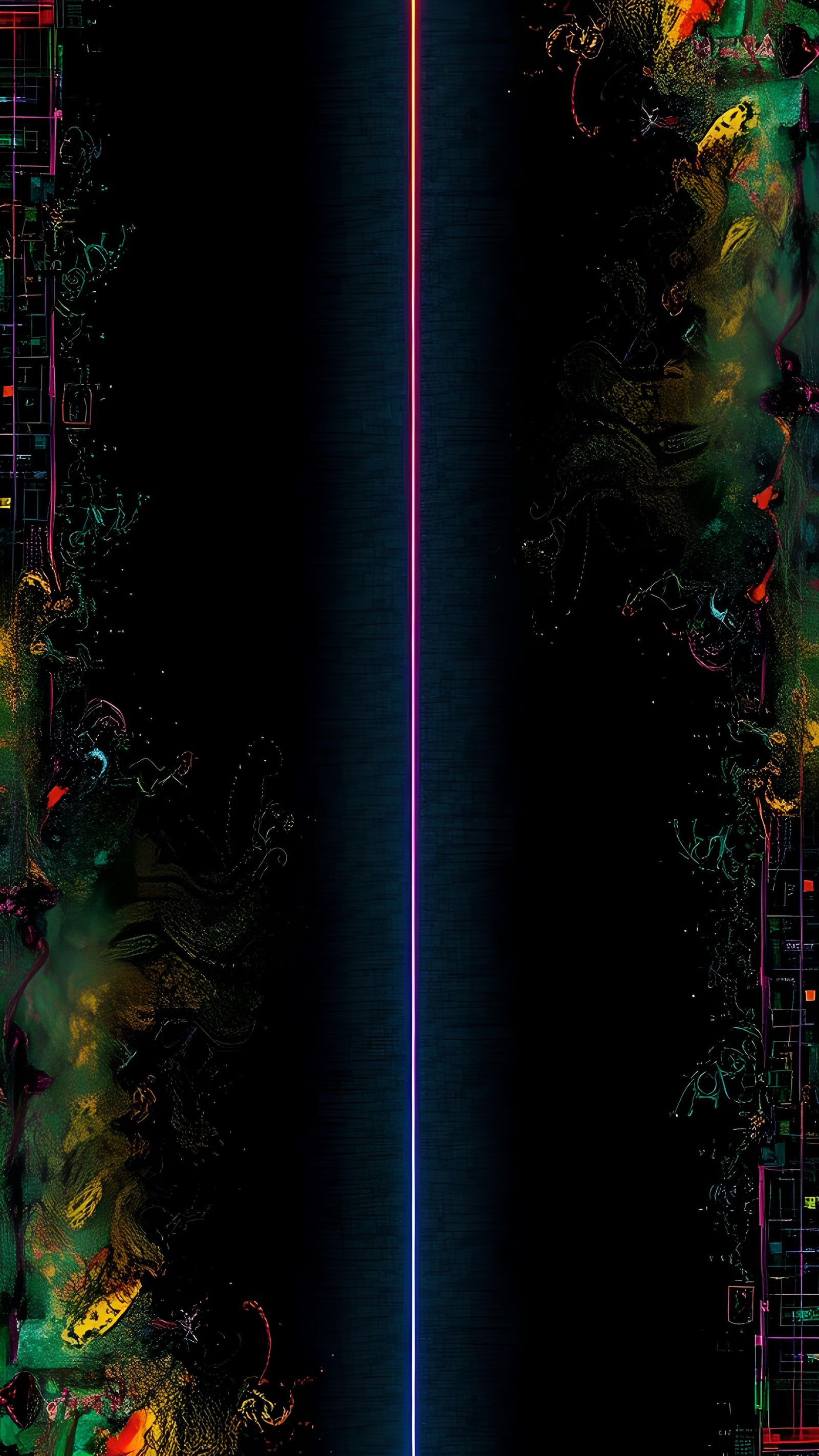 Detailed Fractal Pixel Line Art