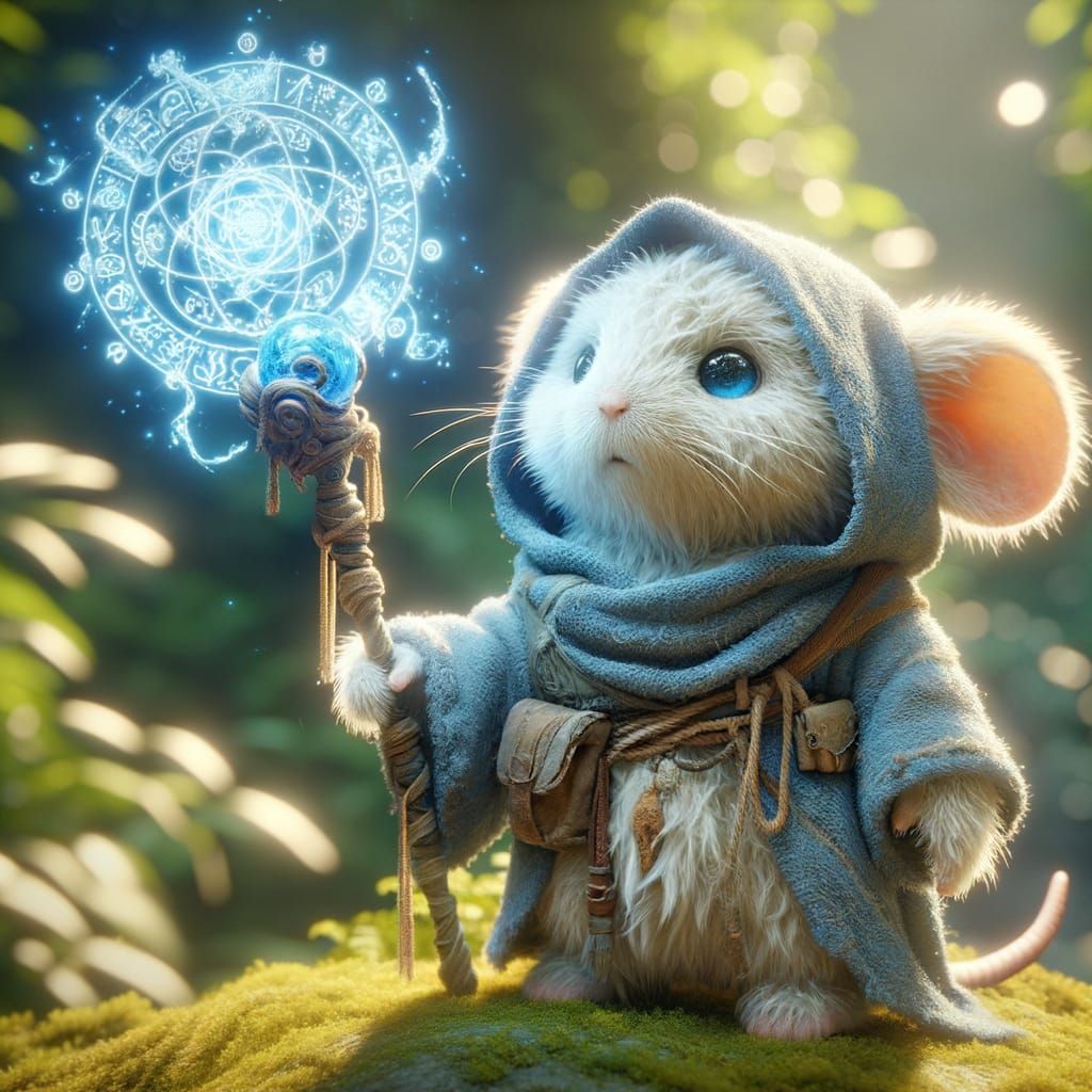 Adorable Jungle Merchant in Plush Fur