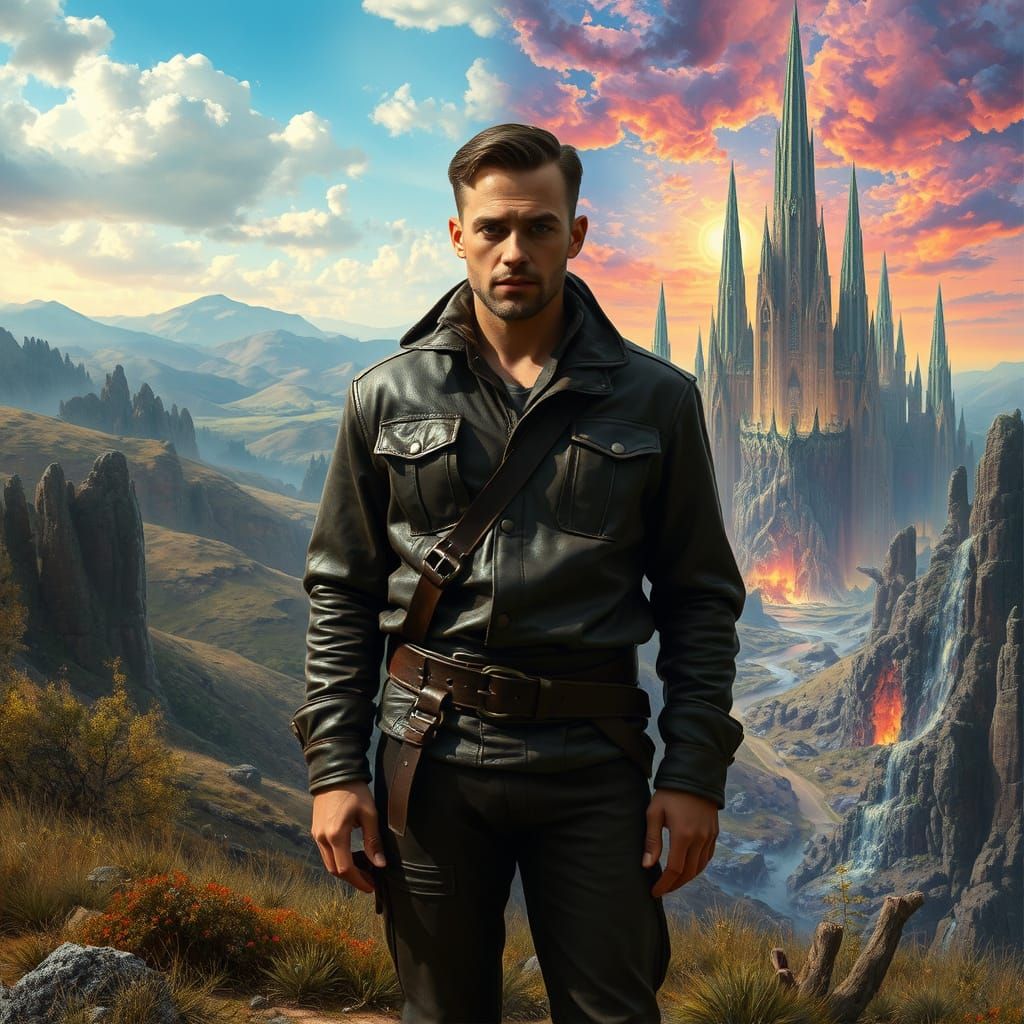 Threshold of Realms: Surreal Dreamscape