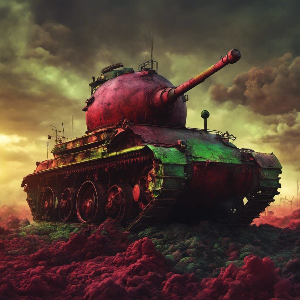 Fantastical Beet Tank Car: Matte Painting in Unreal Engine