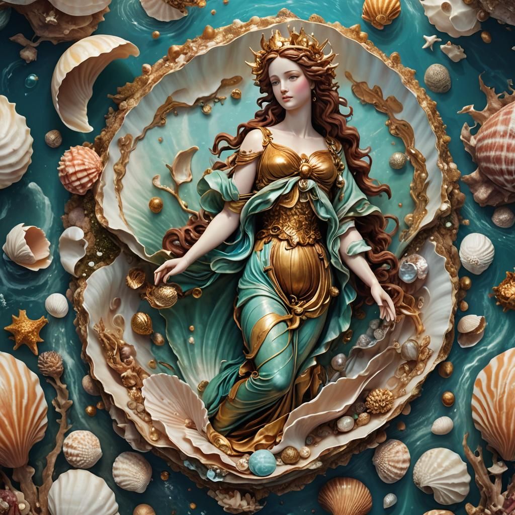 Birth of Venus: Detailed Matte Painting in 8K