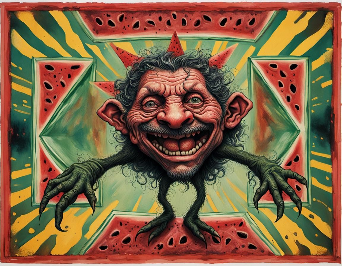 Watermelon Weasel Man