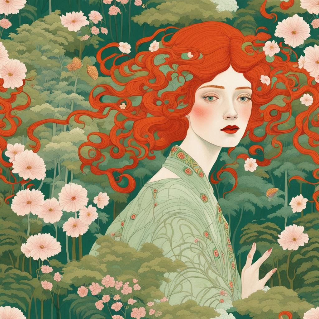 La mujer del pelo rojo