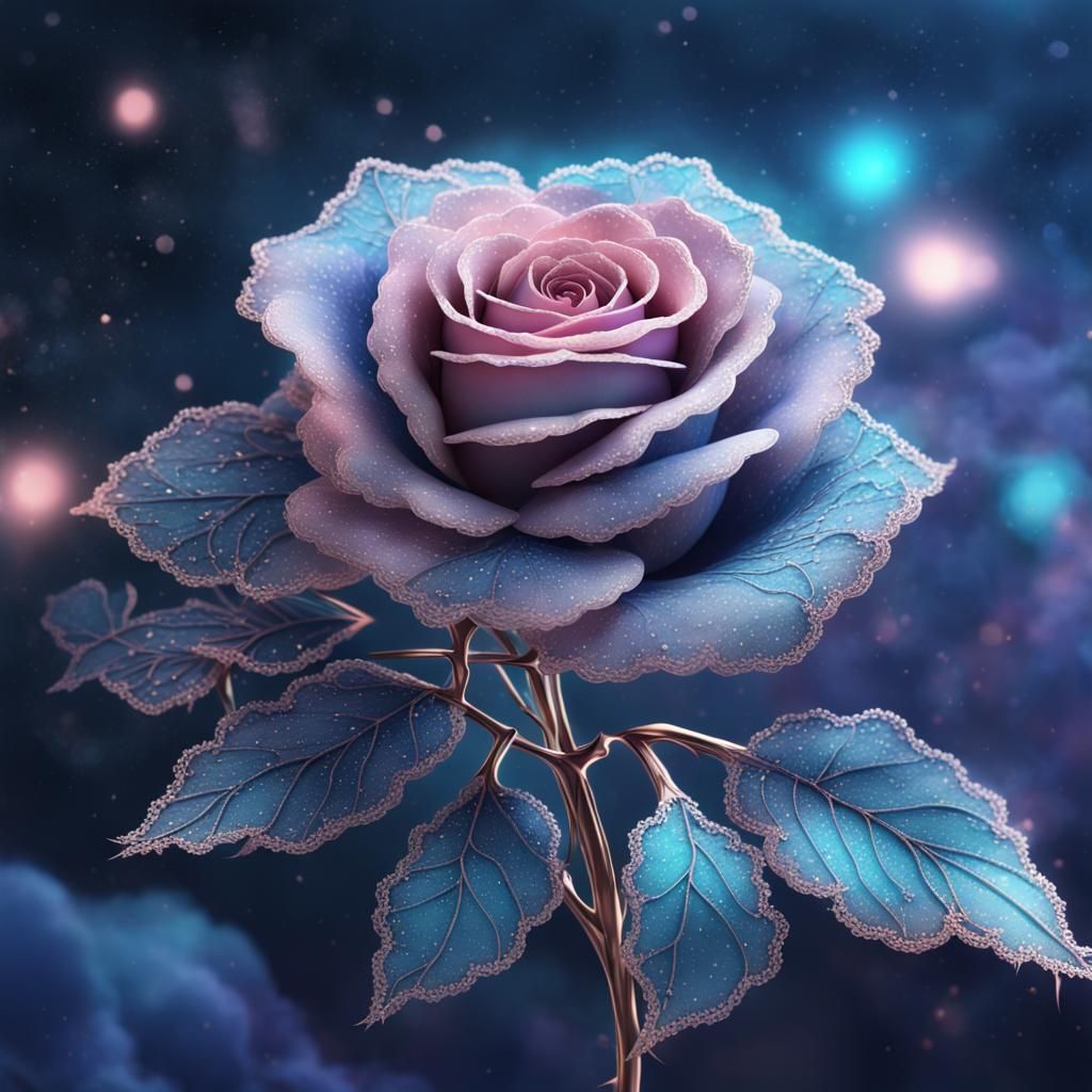 Elegant Frost Rose.