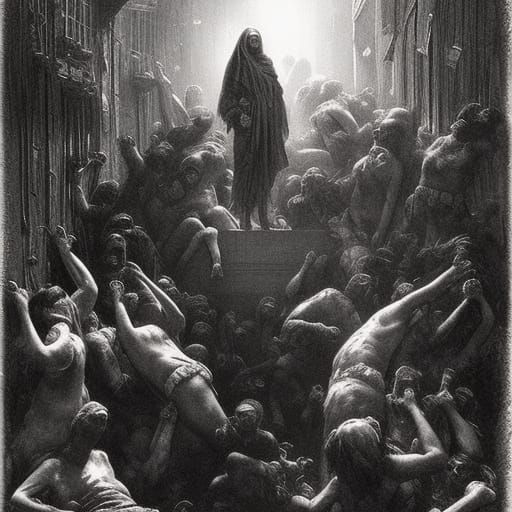 Oporto Heroin Problem: A Dark Horror Illustration