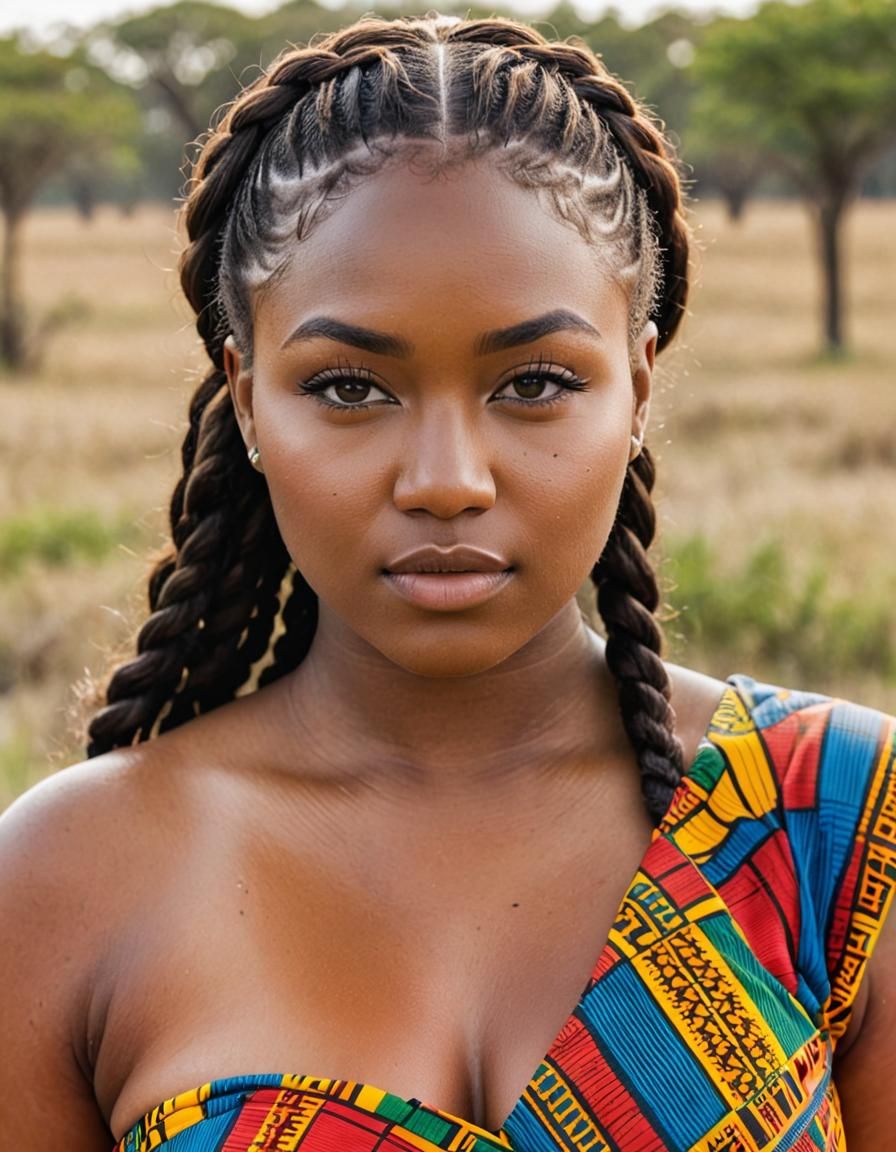 Botswanan Beauty in Okavango Delta, Professional Photography