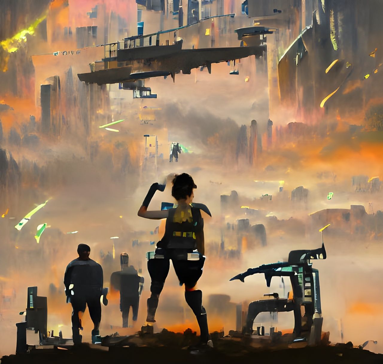 Post-Apocalyptic Sci-Fi City in 8K