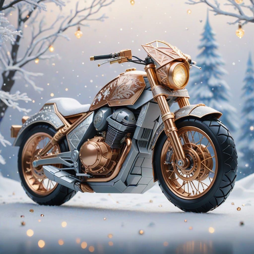 Fantasy Princess Zelda in Whimsical Christmas Wonderland