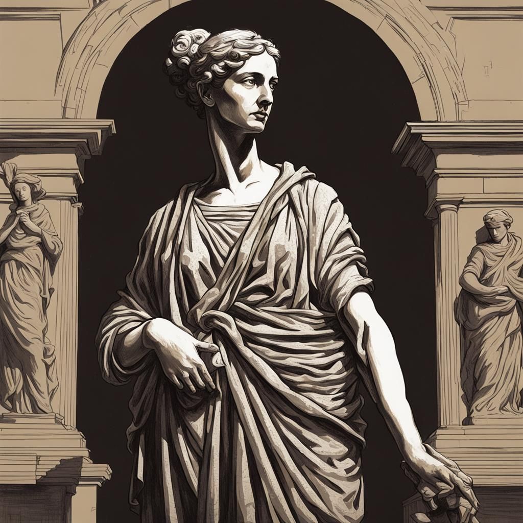 Venus de Milo wearing a cardigan