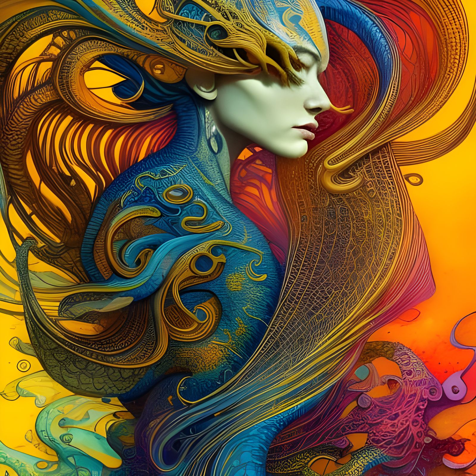 ABSTRACT VIXEN OF THE WATERS