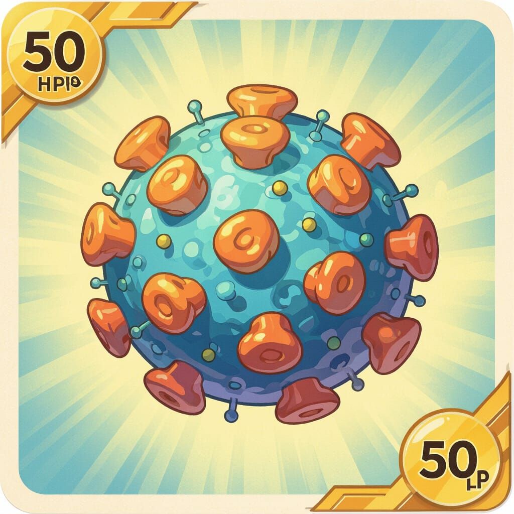 Ribosomes Builder Card in Vibrant Pokémon Art Style