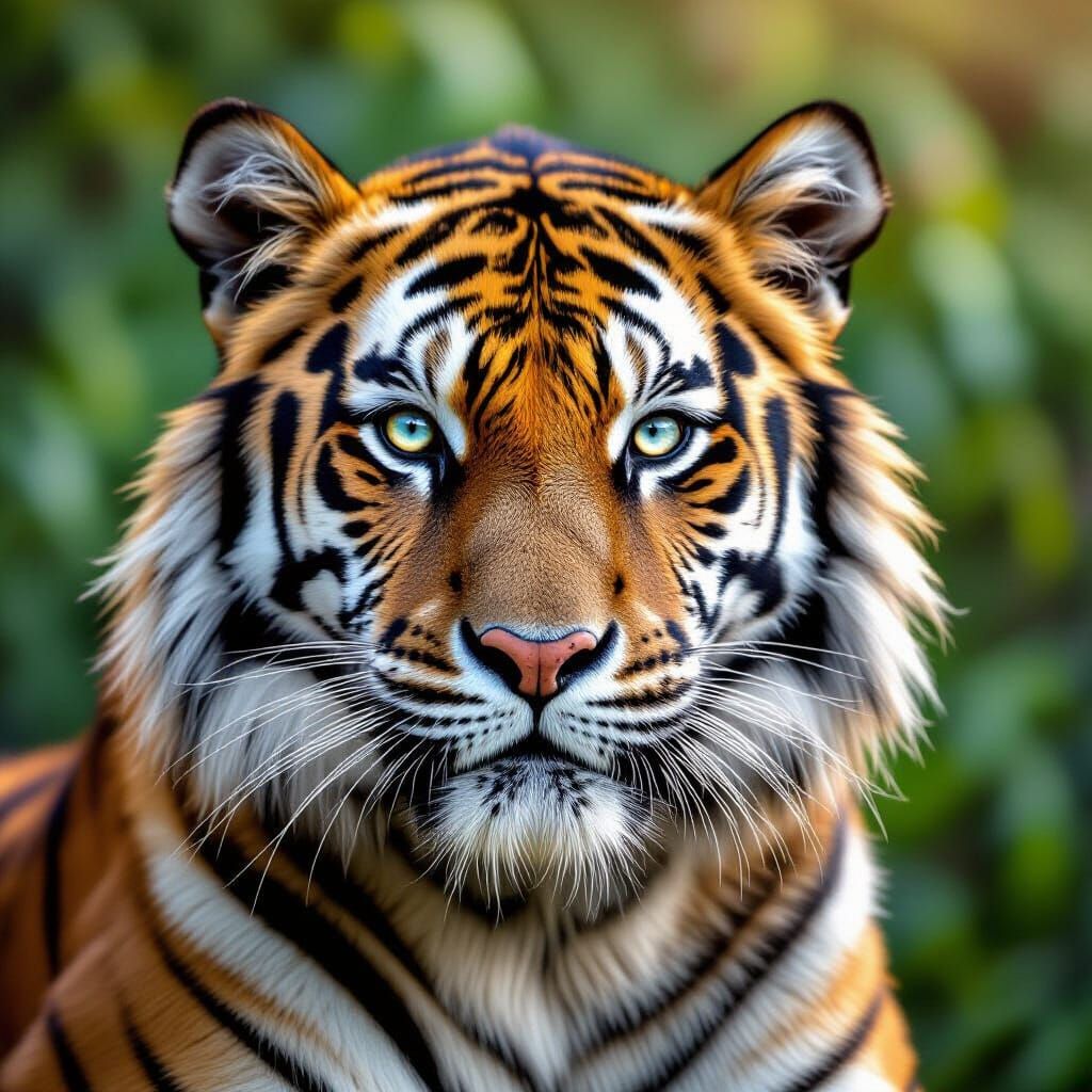 Hyperrealistic Bengal Tiger Portrait in National Geographic ...