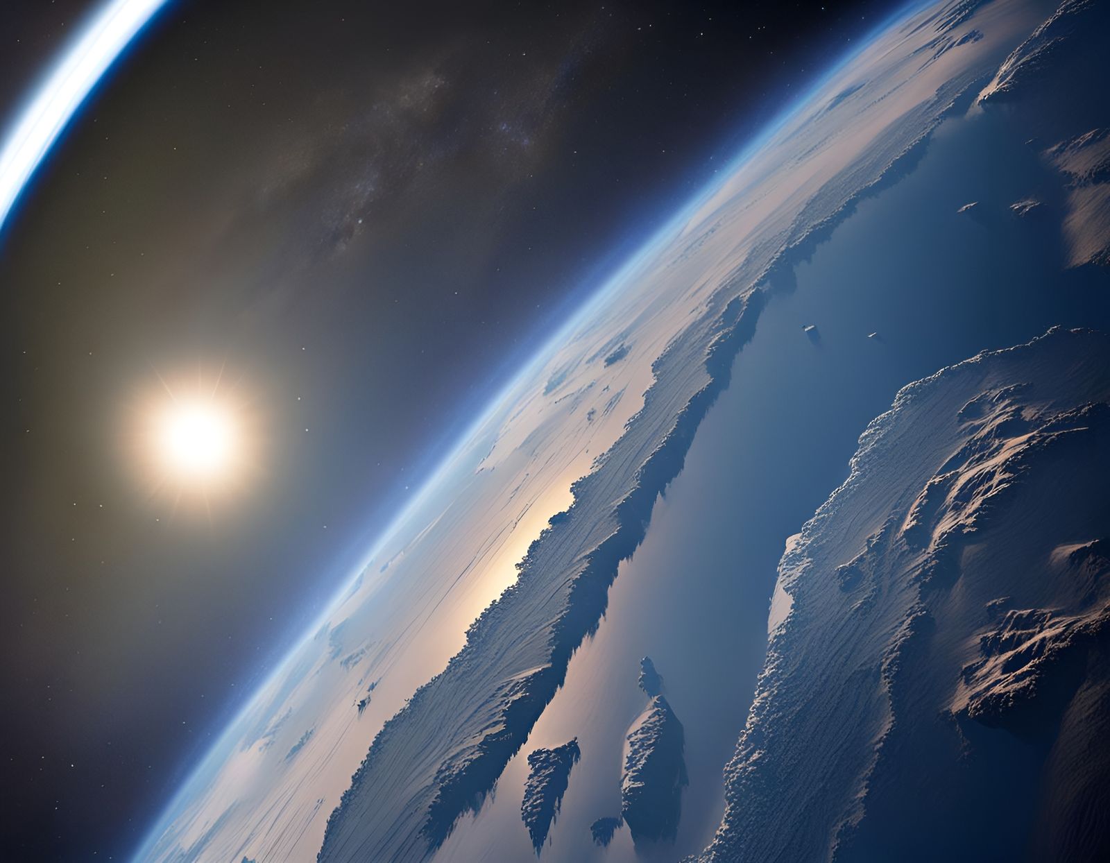 Stunning Planet Earth View from Space