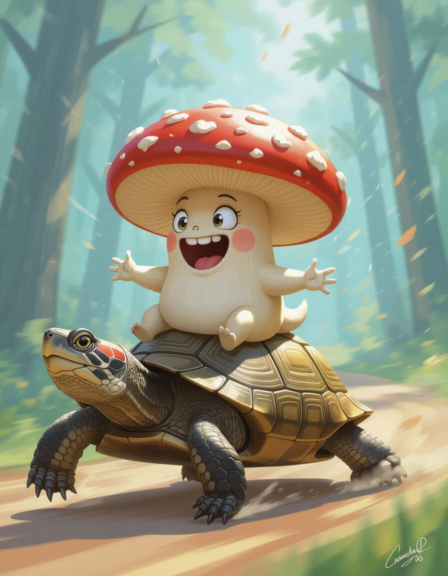 Mushroom Joyride: An Anthropomorphic Adventure