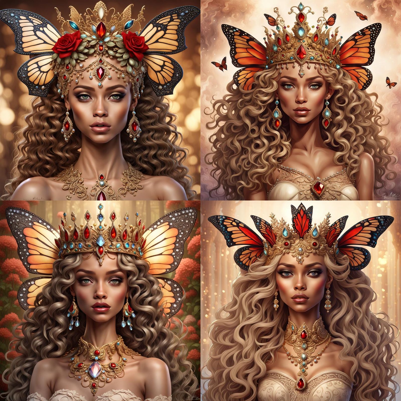 Beautiful Butterfly Fairy Queen of Royalty