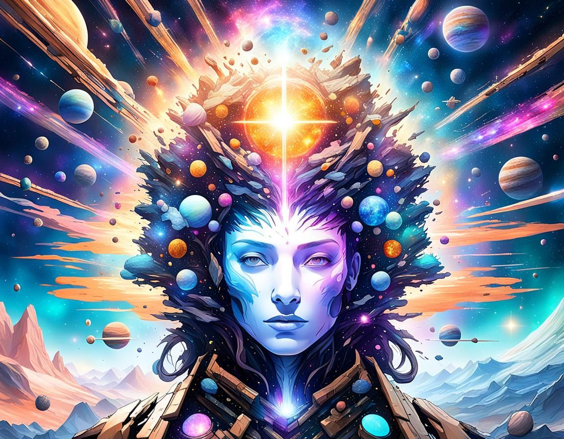 Cosmic Symphony: A Universe of Light and Color
