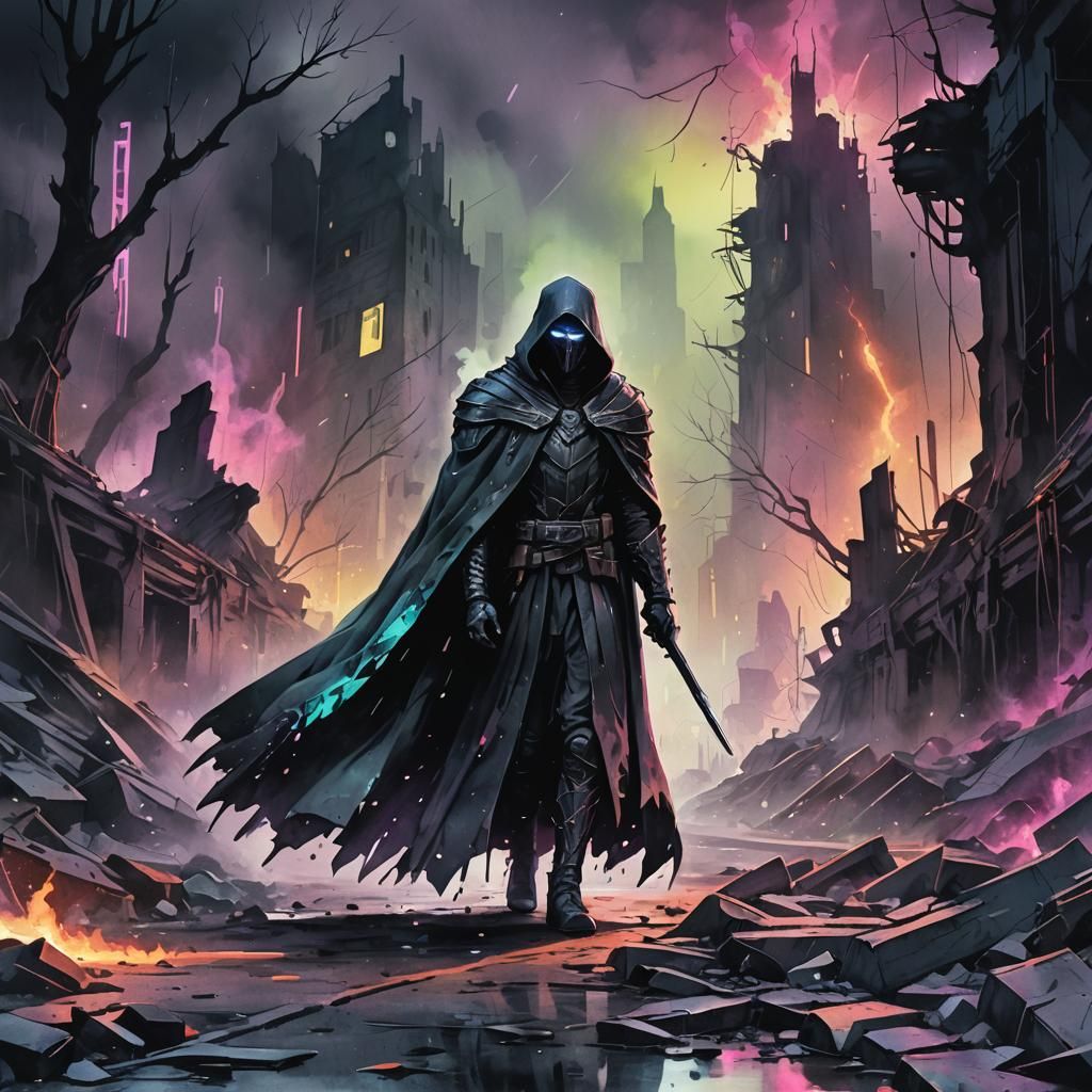 Graffitipunk Shade-Bearer on Shattered Highway