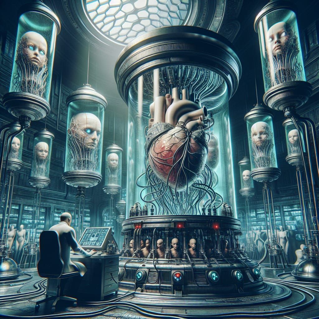 Cyberpunk Laboratory Abounds with Life and Eerie Experimenta...