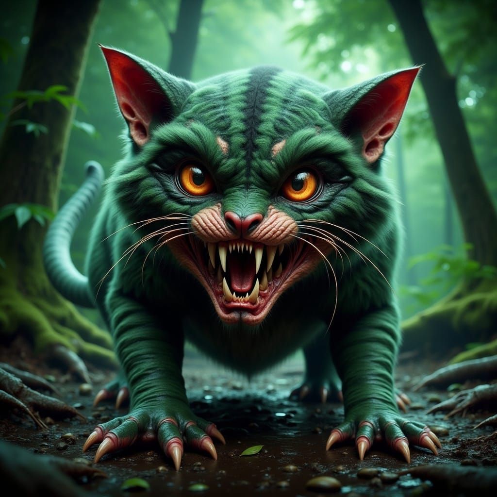 Cheshire Cat Ninja in Rainforest Arena