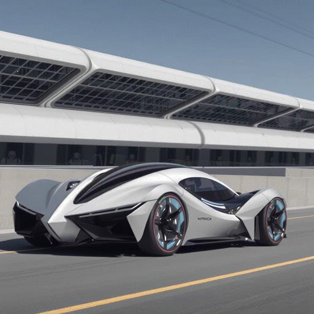 Futuristic, Hyper-Realistic Alien Vehicle Concept Inspired b...