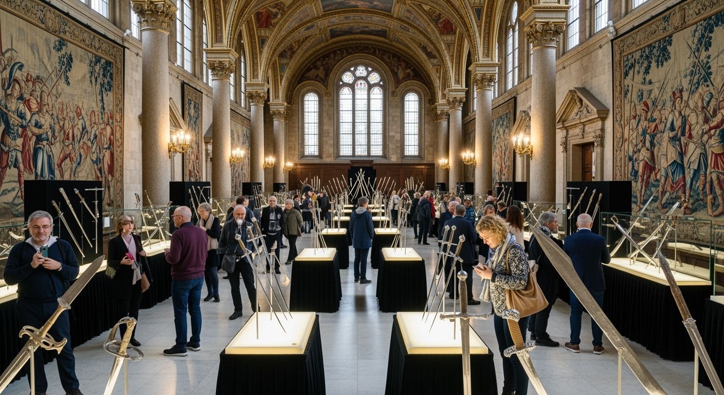 Exhibition of Historical Swords in Antique Hall