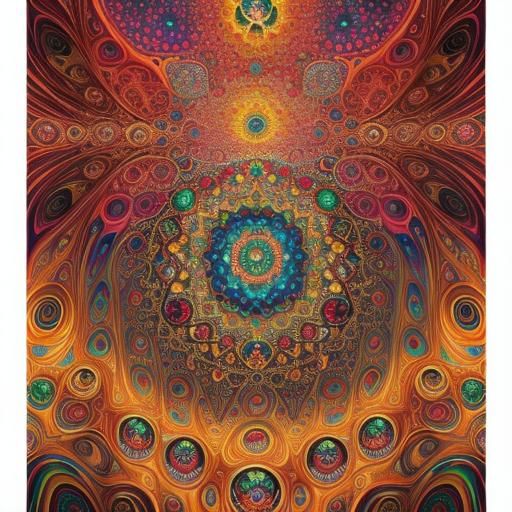 Hyperrealistic Dessertscape in Klimt-Inspired Expressionist ...