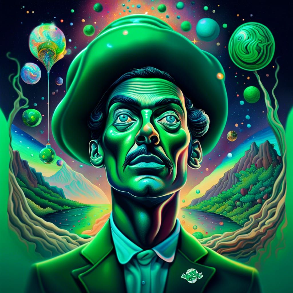 Boston Celtics in Wonderland: Surreal Mixed Media Illustrati...