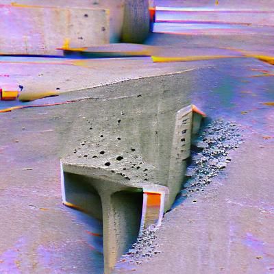 Grayscale Concrete Texture Close-up