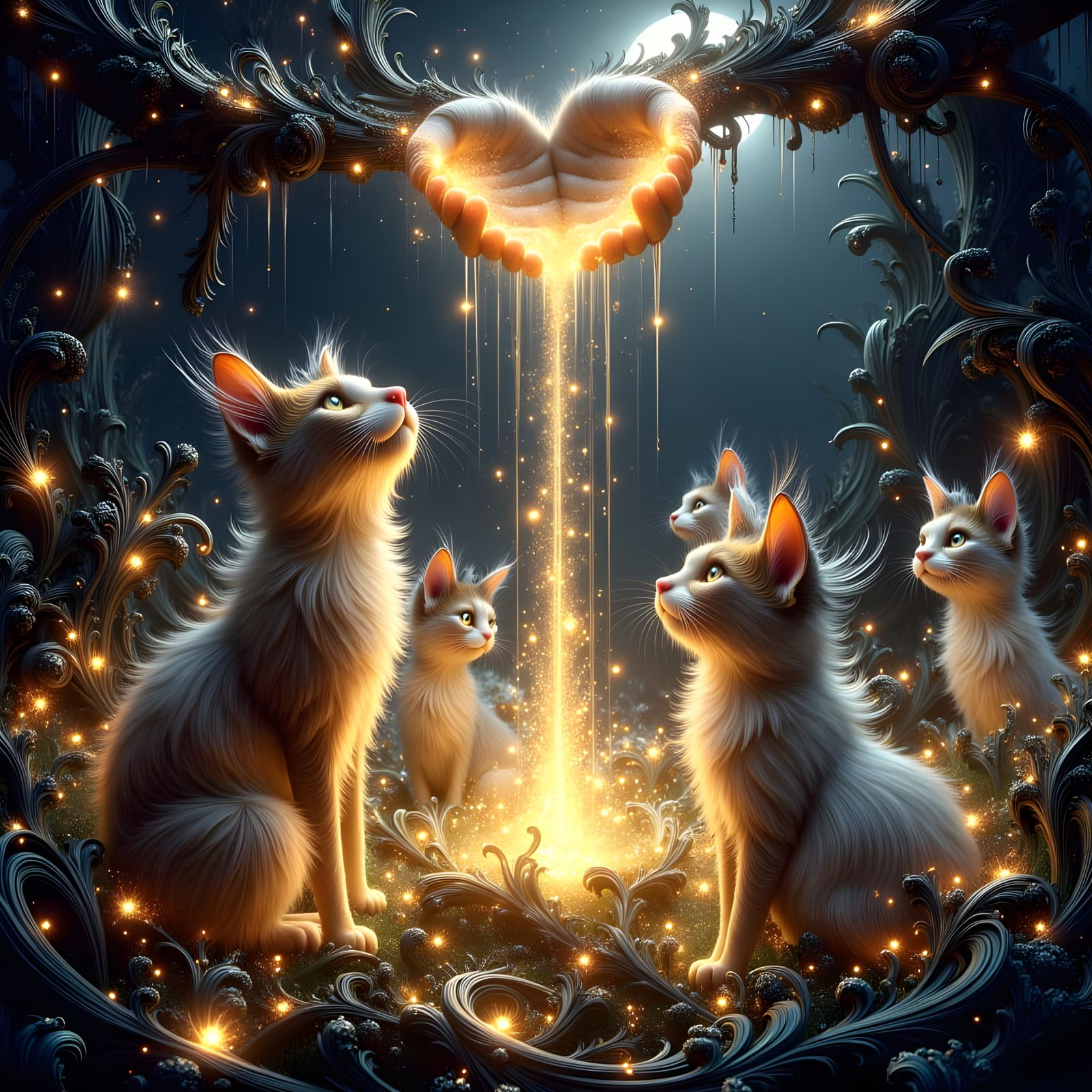 Divine Magic Heals Cat Colony