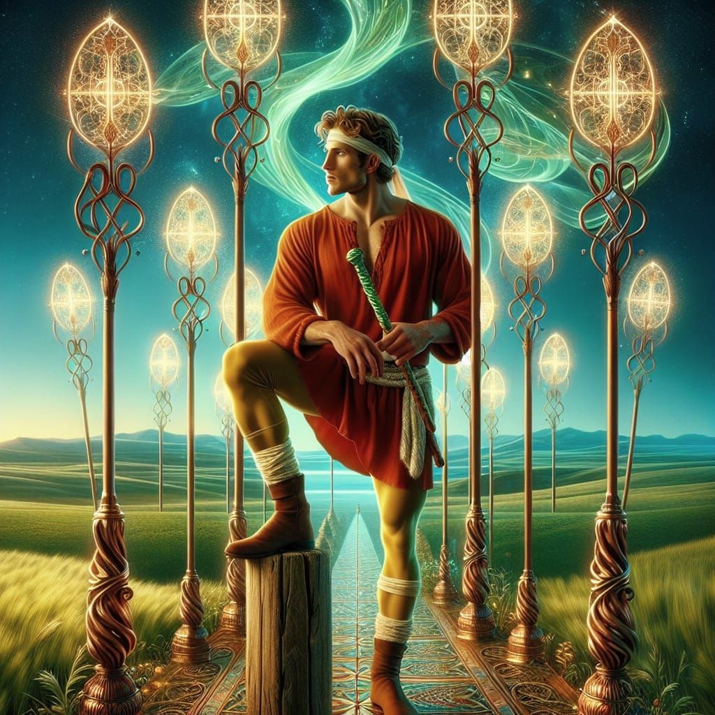 Nine of Wands, Tarot