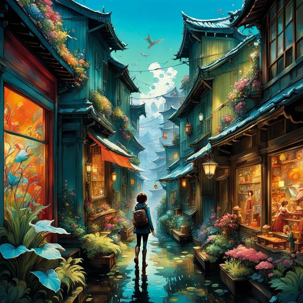 Playmobile Action Figures in a Fantasy Landscape