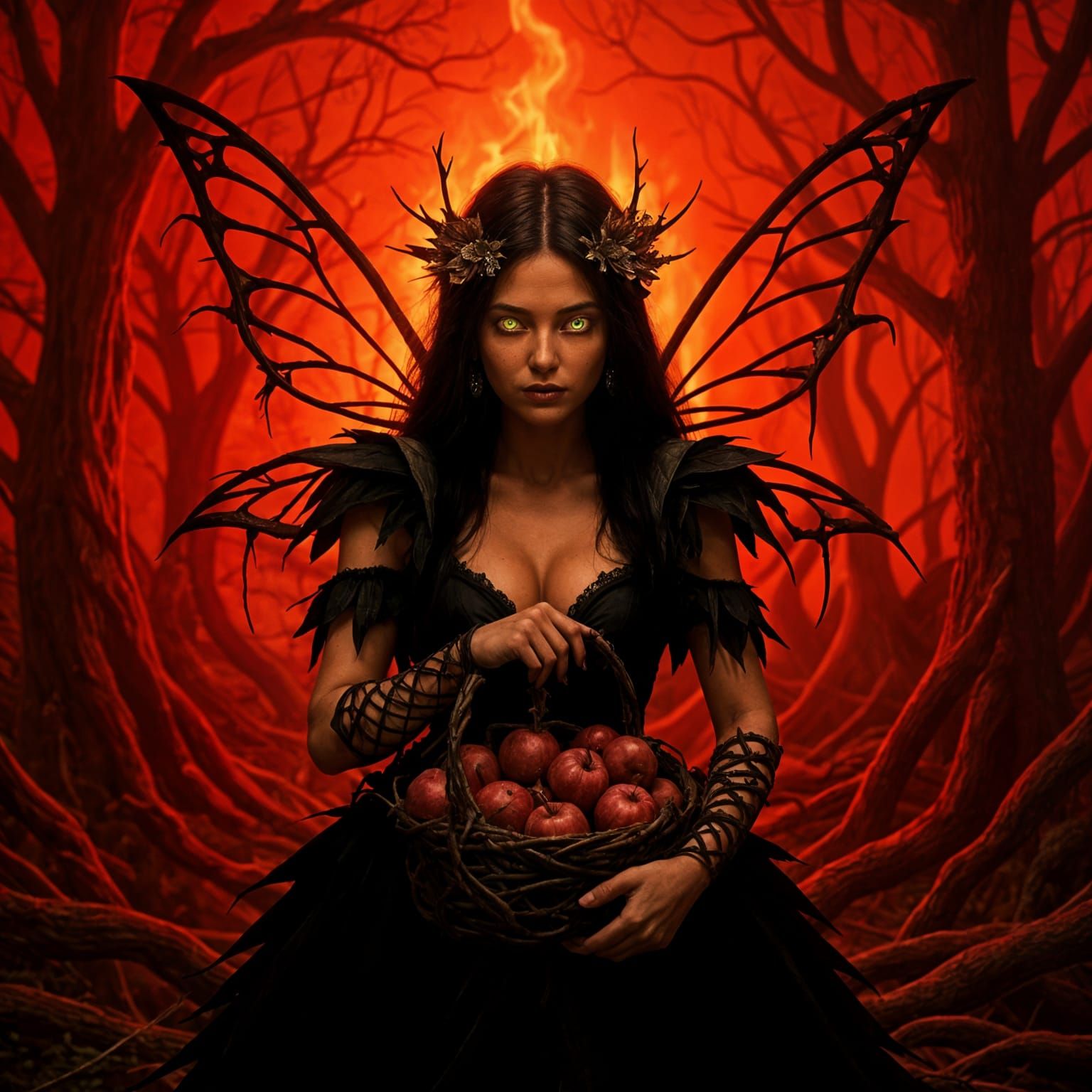 Unsettling Thorny Fairy of the Haunted Forest