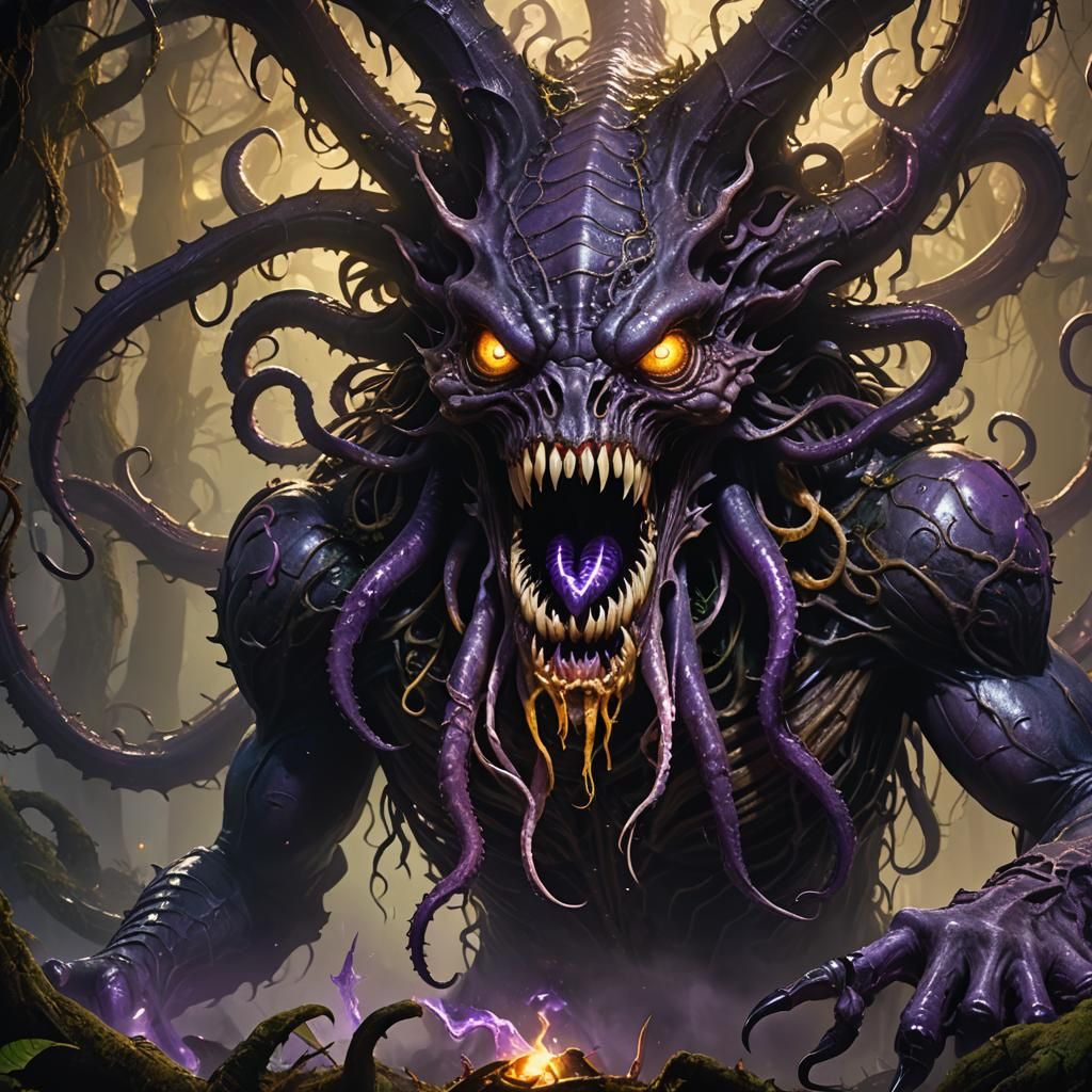Eldritch Horror Portrait in Dark Fantasy Style