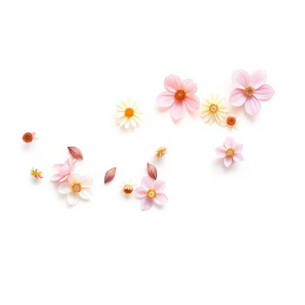 Floral 'Bless You' in Pastel Storybook Style