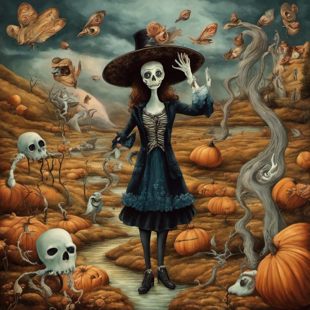 Surreal Skeleton Hauntscape