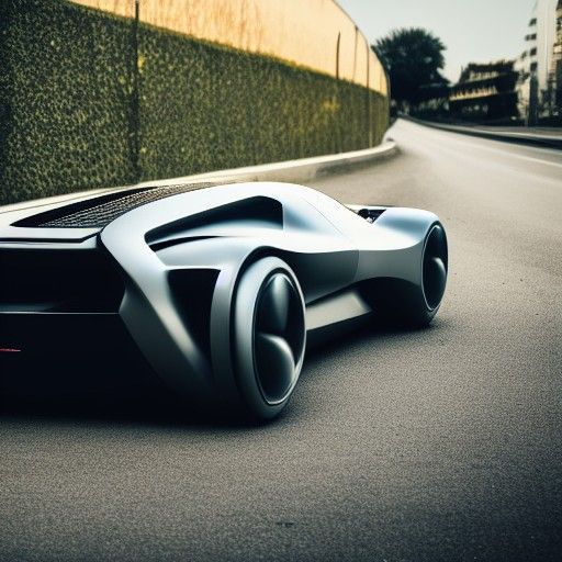 Futuristic Supercar in Modern Design