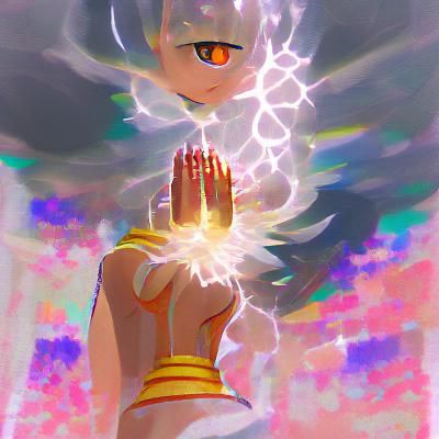 Aura of a God: Digital Art