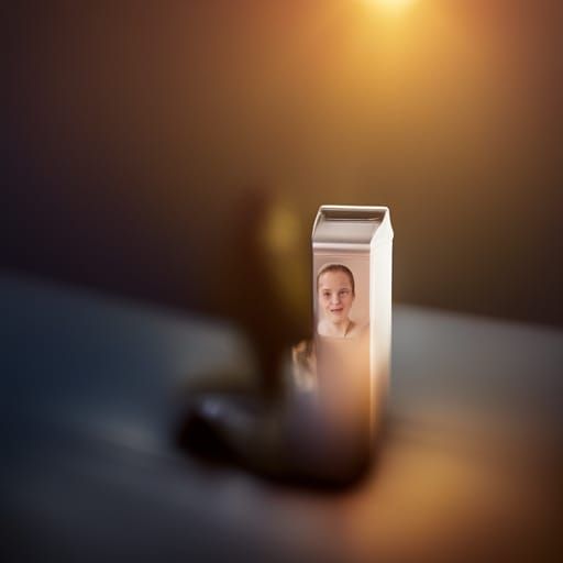 missing on a milk carton