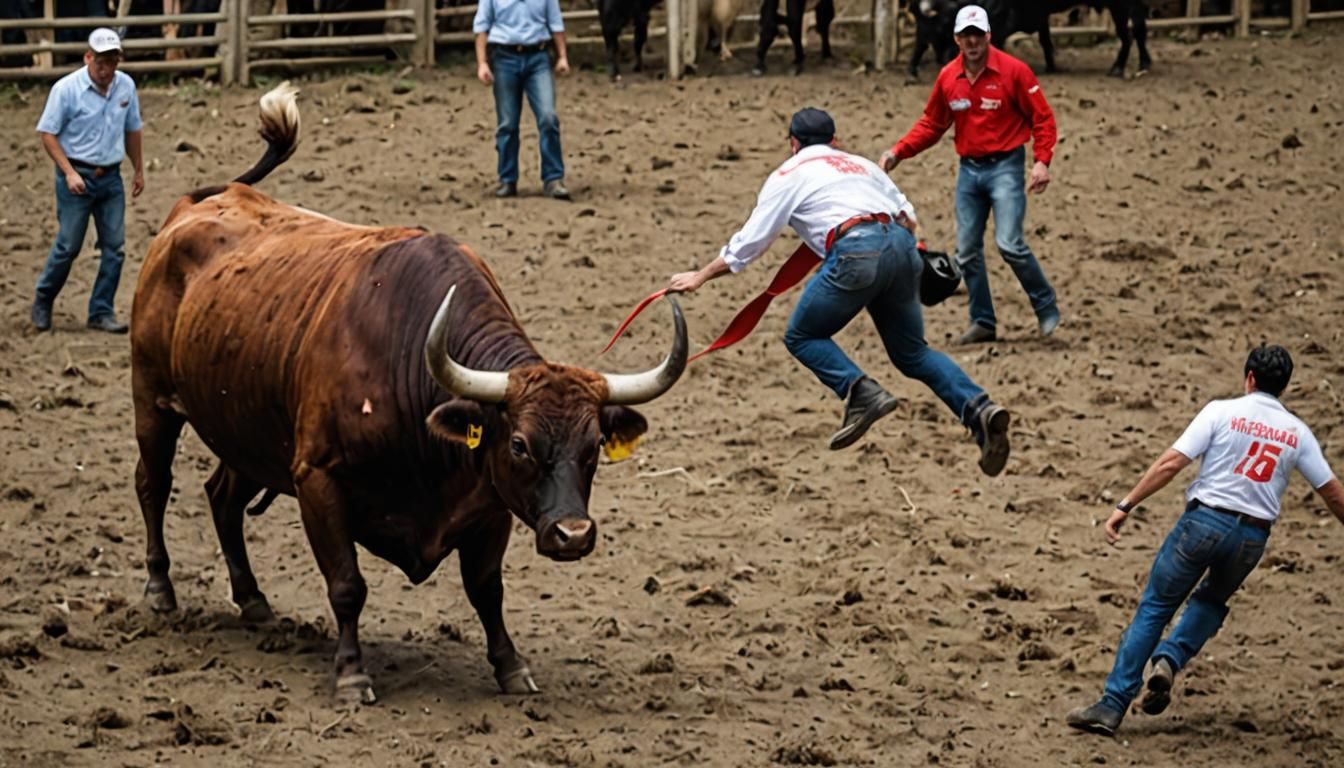 Person Gored by a Bull