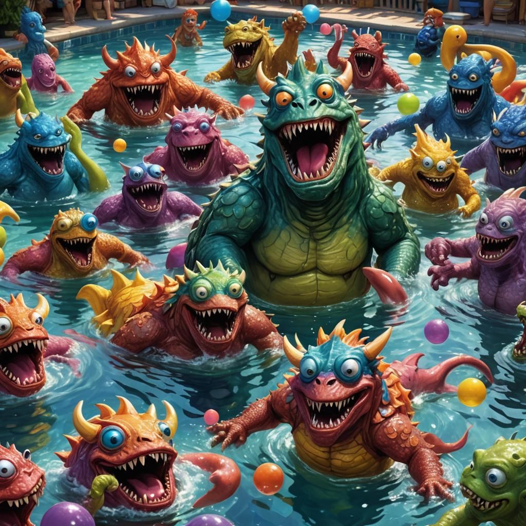 Monster Pool Party
