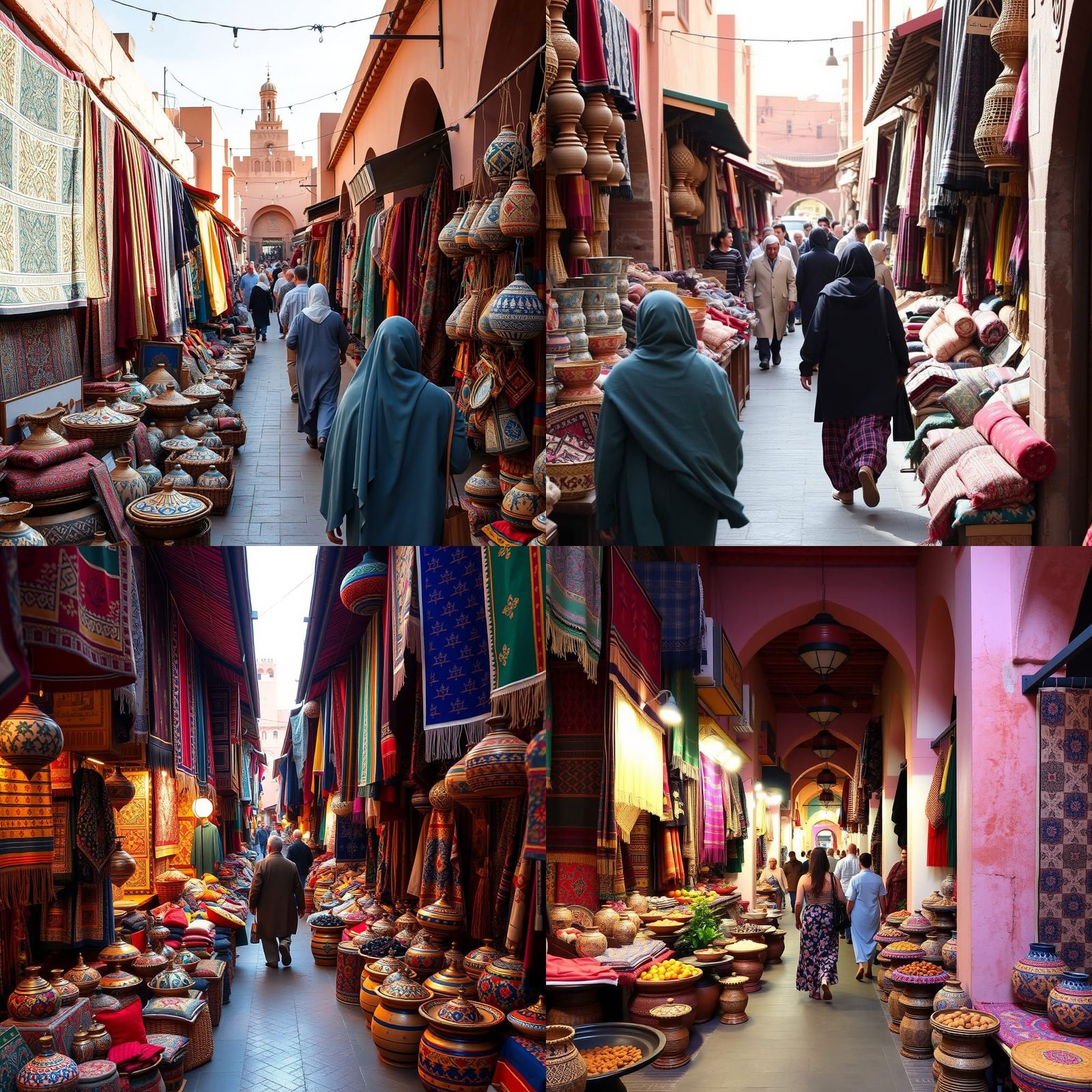 Marrakech Market: A Visual Feast of Color and Texture